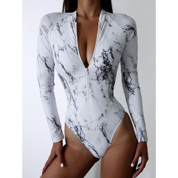 one-piece suits summer print zipper one piece swimsuit closed long sleeve swimwear sports surfing women's swimming bathing suit beach b
one-piece suits summer print zipper one piece swimsuit closed long sleeve swimwear sports surfing women's swimming bathing suit beach b