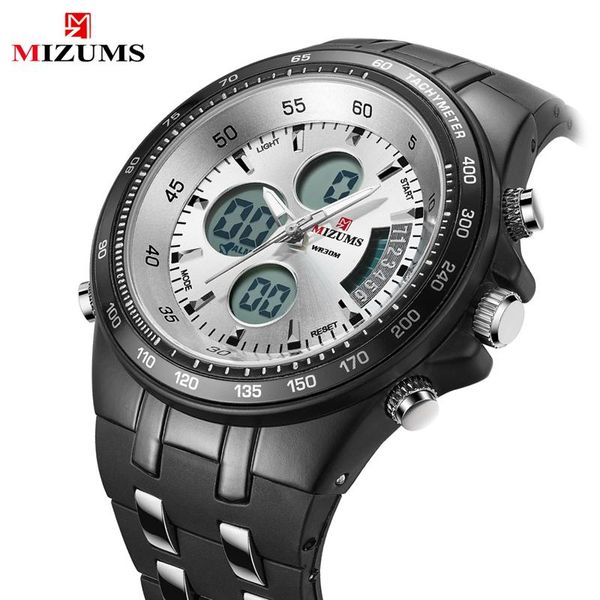 wristwatches mizums mens sport watch black quartz led clock men waterproof wrist male military watches relogio masculino, Slivery;brown
wristwatches mizums mens sport watch black quartz led clock men waterproof wrist male military watches relogio masculino, Slivery;brown