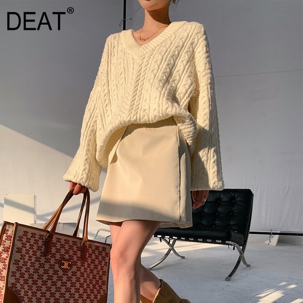 spring and summer fashion casual v neck loose solid color long sleeve pullovers sweater women sh493 210421, White;black
spring and summer fashion casual v neck loose solid color long sleeve pullovers sweater women sh493 210421, White;black