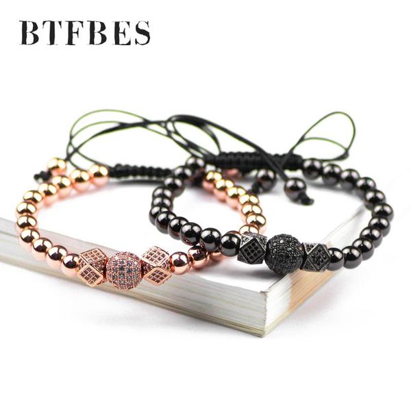 charm bracelets btfbes charms men geometric zircon copper ball bracelet 6mm beaded lucky braided rope bangle for women gift, Golden;silver
charm bracelets btfbes charms men geometric zircon copper ball bracelet 6mm beaded lucky braided rope bangle for women gift, Golden;silver