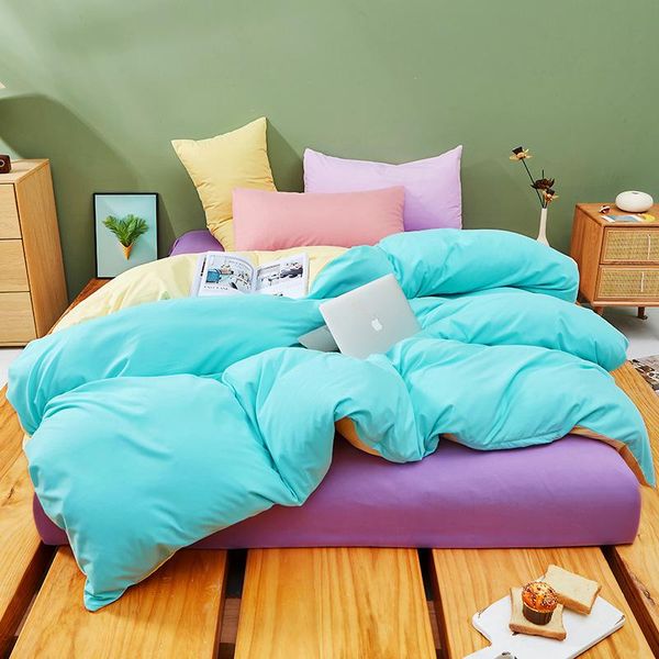 bedding sets duvet cover set 3 pieces color stitching bedclothes include bedsheet pillowcase and comforter blue yellow purple oceania
bedding sets duvet cover set 3 pieces color stitching bedclothes include bedsheet pillowcase and comforter blue yellow purple oceania