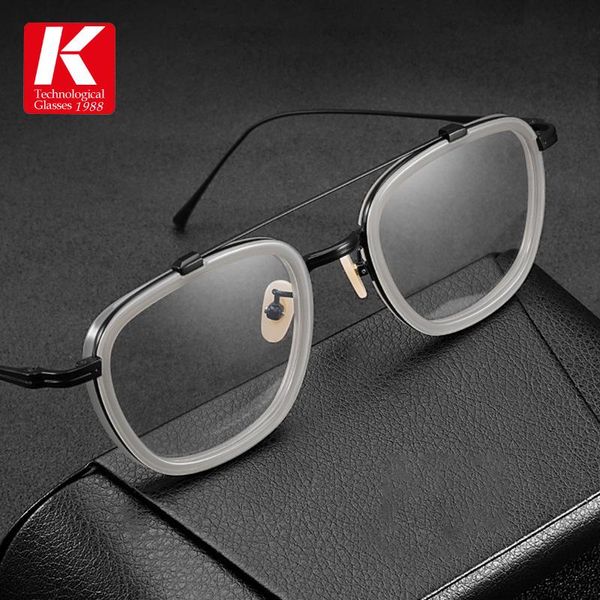 brand design titanium glasses frame men square double acetate prescription eyeglasses myopia optical spectacles retro eyewear fashion sungla, Black
brand design titanium glasses frame men square double acetate prescription eyeglasses myopia optical spectacles retro eyewear fashion sungla, Black
