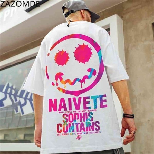 zazomde hip hop tee smiles t shirt streetwear men cool loose t-shirt japan harajuku tshirt summer high street short sleeve 210716, White;black
zazomde hip hop tee smiles t shirt streetwear men cool loose t-shirt japan harajuku tshirt summer high street short sleeve 210716, White;black