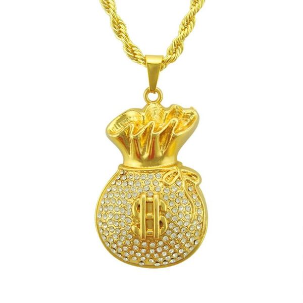hip hop rhinestones paved bling iced out gold silver color dollars money bag pendants necklace for men rapper jewelry gifts pendant necklace
hip hop rhinestones paved bling iced out gold silver color dollars money bag pendants necklace for men rapper jewelry gifts pendant necklace