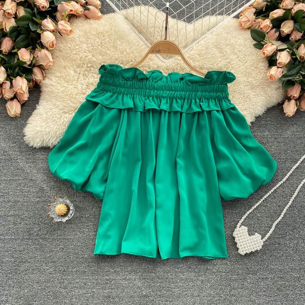 women's knits & tees korean sweet wooden ear slash neck short sleeve summer clothes fashion solid color blouse shirts s553 ox, White
women's knits & tees korean sweet wooden ear slash neck short sleeve summer clothes fashion solid color blouse shirts s553 ox, White