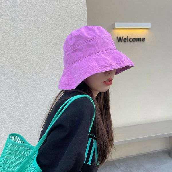 cool fang pig girl makaron color matching ~ summer big eaves sunshade fisherman's hat women's thin wash basin hat, Blue;gray
cool fang pig girl makaron color matching ~ summer big eaves sunshade fisherman's hat women's thin wash basin hat, Blue;gray