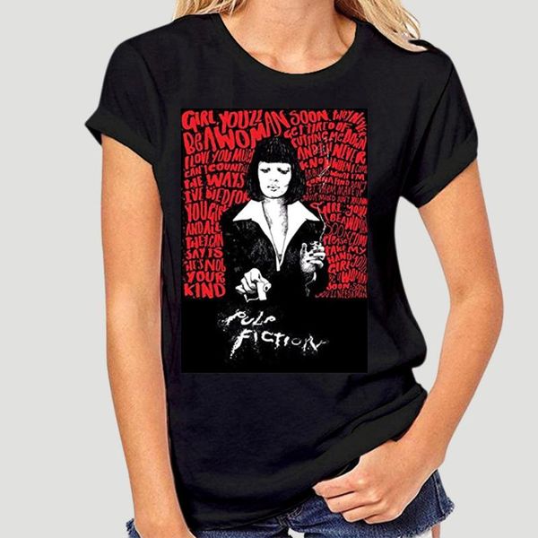 women's t-shirt pulp fiction film movie mia wallace uma thurman quentin tarantino crime t shirt-0140d, White
women's t-shirt pulp fiction film movie mia wallace uma thurman quentin tarantino crime t shirt-0140d, White