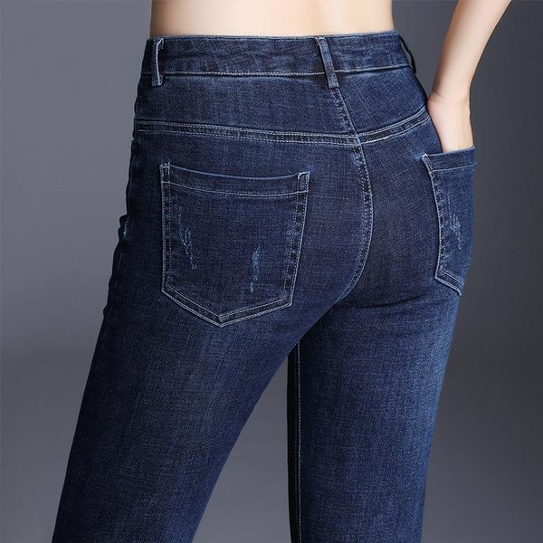 autumn and spring women pencil jeans pants fashion high waist elasticity plus size ladies casual trousers zipper women's & capris, Black;white
autumn and spring women pencil jeans pants fashion high waist elasticity plus size ladies casual trousers zipper women's & capris, Black;white