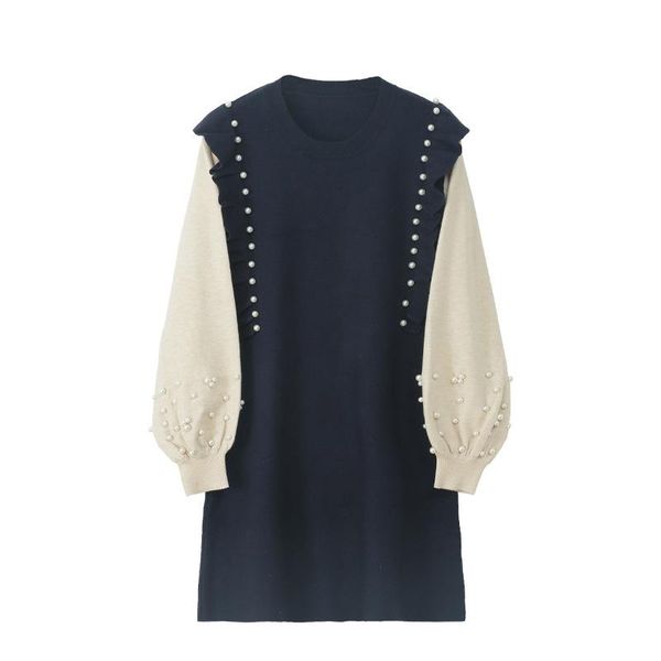 casual dresses spring fall sweater elegant dress ruffles beading japan style women knitted long sleeve a-line vestido de mujer, Black;gray
casual dresses spring fall sweater elegant dress ruffles beading japan style women knitted long sleeve a-line vestido de mujer, Black;gray