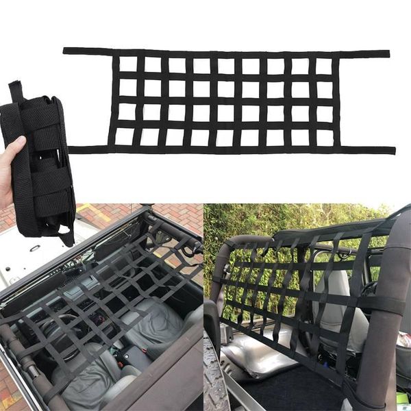 car organizer heavy duty nylon cargo net cover back window roof hammock bed for wrangler 97-17 multifunctional storage black
car organizer heavy duty nylon cargo net cover back window roof hammock bed for wrangler 97-17 multifunctional storage black