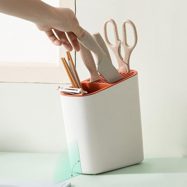 kitchen storage & organization 1 pcs knife holder multifunction plastic rack block stand mount stands for knives
kitchen storage & organization 1 pcs knife holder multifunction plastic rack block stand mount stands for knives