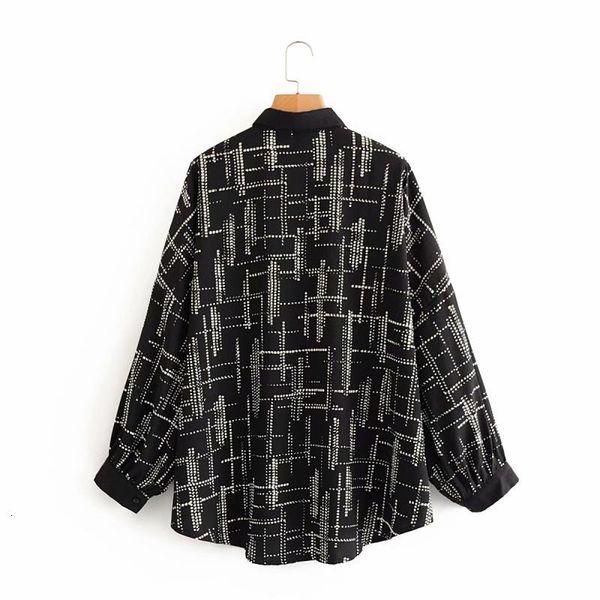 women's blouses shirts clothing hong kong style printed long sleeve loose large version cool open shirt, White
women's blouses shirts clothing hong kong style printed long sleeve loose large version cool open shirt, White