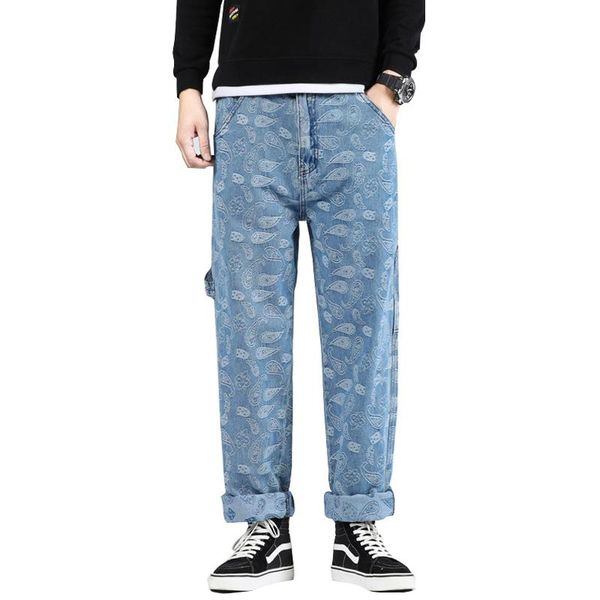 men's jeans 2021 men casual loose straight denim pants print sky blue dark long trouser big size 30-46
men's jeans 2021 men casual loose straight denim pants print sky blue dark long trouser big size 30-46