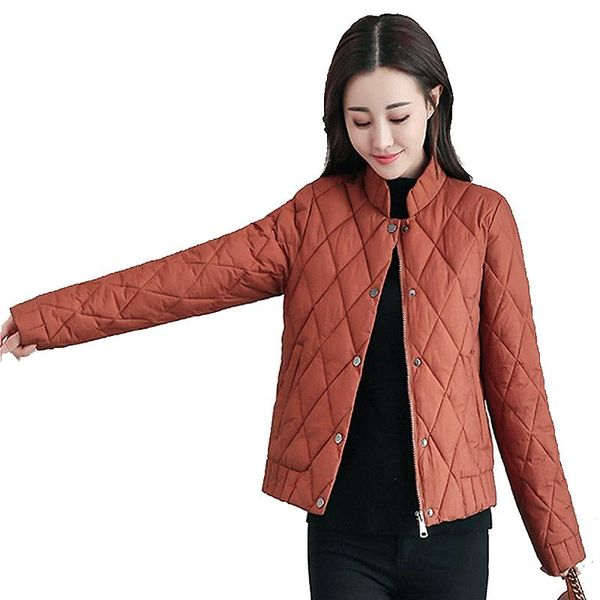 women's trench coats 2021 winter female parkas slim fashion cotton stand collar jacket temperament short single-breasted coat, Tan;black
women's trench coats 2021 winter female parkas slim fashion cotton stand collar jacket temperament short single-breasted coat, Tan;black