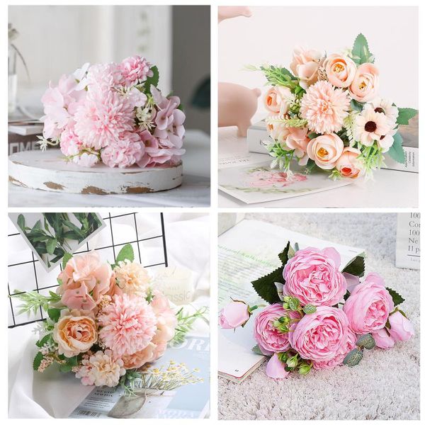 decorative flowers & wreaths pink silk peony bouquet home decoration accessories wedding party scrapbook fake plants diy artificial roses
decorative flowers & wreaths pink silk peony bouquet home decoration accessories wedding party scrapbook fake plants diy artificial roses
