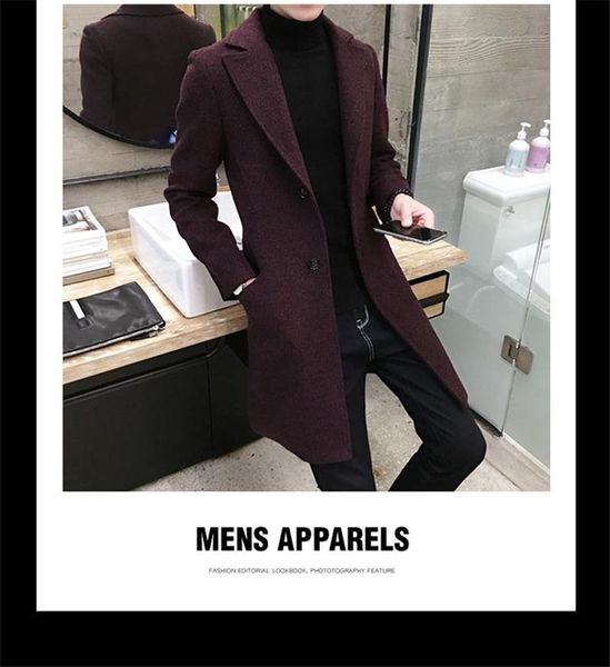 men's wool & blends los hombres abrigos casual para hombre de lana moda abrigo solapa primavera otoño talla grande 5xl la, Black
men's wool & blends los hombres abrigos casual para hombre de lana moda abrigo solapa primavera otoño talla grande 5xl la, Black