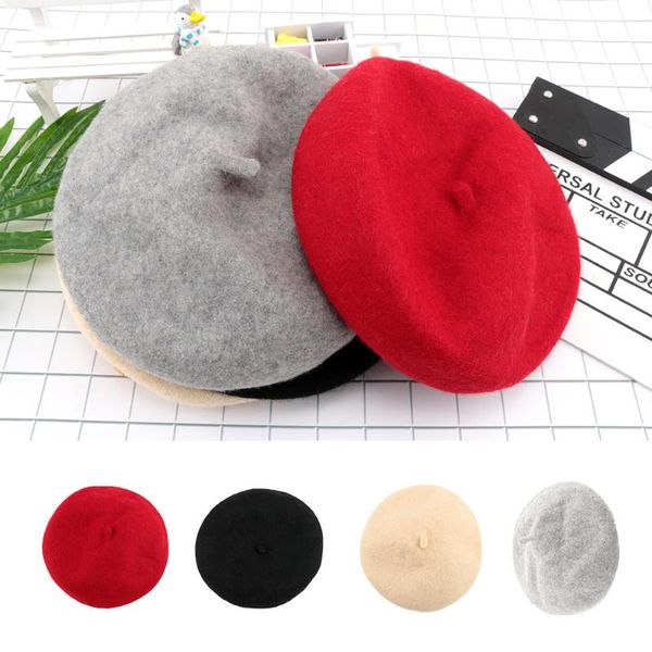 hair accessories children wool felt berets baby kids autumn hats girls candy color retro cap children's multicolor painter french, Slivery;white
hair accessories children wool felt berets baby kids autumn hats girls candy color retro cap children's multicolor painter french, Slivery;white