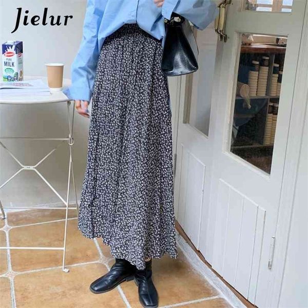 spring black white floral skirt pleated a-line high-waisted s fashion korean vintage casual women's 210426
spring black white floral skirt pleated a-line high-waisted s fashion korean vintage casual women's 210426