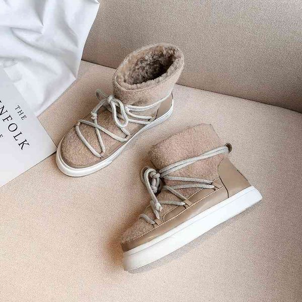 boots women boots warm fur ankle for snow shoes fashion female outdoor casual flats booties 19t5, Black
boots women boots warm fur ankle for snow shoes fashion female outdoor casual flats booties 19t5, Black