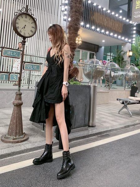 boots woman fashion leisure ankle low heel round toe lace up ladies shoes pu leather rivet women, Black
boots woman fashion leisure ankle low heel round toe lace up ladies shoes pu leather rivet women, Black