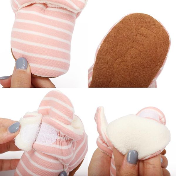 first walkers baby cozy booties classic striped indoor slippers socks with non-skid gripper toddle
first walkers baby cozy booties classic striped indoor slippers socks with non-skid gripper toddle