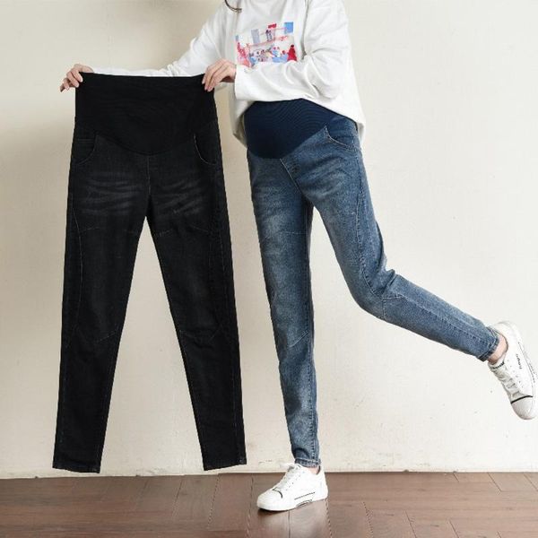 maternity bottoms pregnant woman jeans stretch casual denim trousers ripped pants nursing prop belly leggings zm, White
maternity bottoms pregnant woman jeans stretch casual denim trousers ripped pants nursing prop belly leggings zm, White