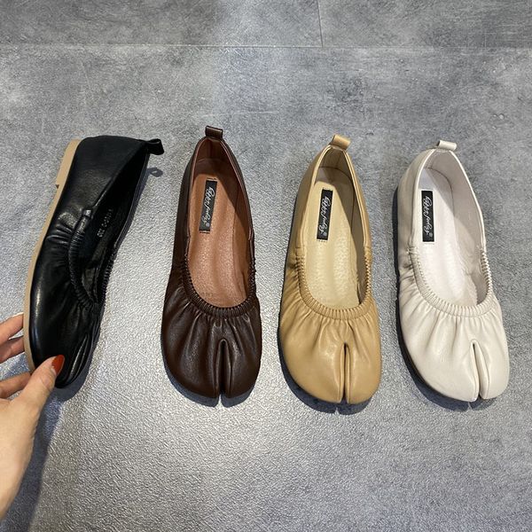 sandals ins pleated split toe shoes for women riband flats ballerina soft bottom loafers solid cozy ninja trotter size 35-40 n6qc, Black
sandals ins pleated split toe shoes for women riband flats ballerina soft bottom loafers solid cozy ninja trotter size 35-40 n6qc, Black