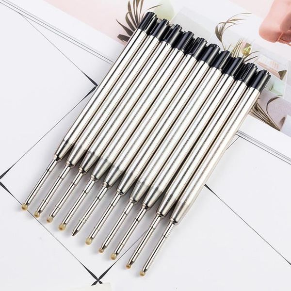 ballpoint pens 5 pcs metal pen refills blue black ink medium roller ball refill for school office stationery supplie a9q3, Blue;orange
ballpoint pens 5 pcs metal pen refills blue black ink medium roller ball refill for school office stationery supplie a9q3, Blue;orange