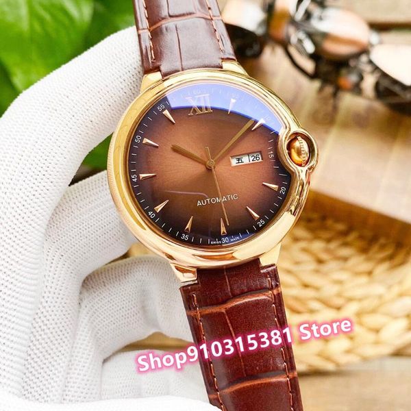 wristwatches luxury men automatic mechanical roman number watch silver stainless steel gradient watches male double calendar clock 44mm, Slivery;brown
wristwatches luxury men automatic mechanical roman number watch silver stainless steel gradient watches male double calendar clock 44mm, Slivery;brown