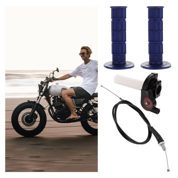 handlebars 1 set motorbike brakes handle grips cable throttle brake levers kit
handlebars 1 set motorbike brakes handle grips cable throttle brake levers kit