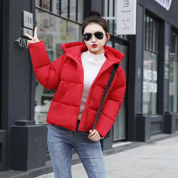 winter elegant women thick warm cotton jacket coat casual loose zipper outwear 210423, Black
winter elegant women thick warm cotton jacket coat casual loose zipper outwear 210423, Black