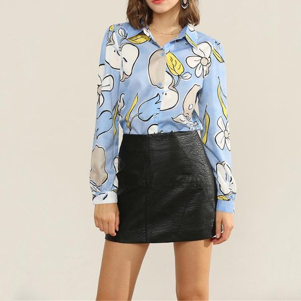autumn foral print lapel shirt women fashion chiffon casual long sleeve sweet blue blouse women's blouses & shirts, White
autumn foral print lapel shirt women fashion chiffon casual long sleeve sweet blue blouse women's blouses & shirts, White