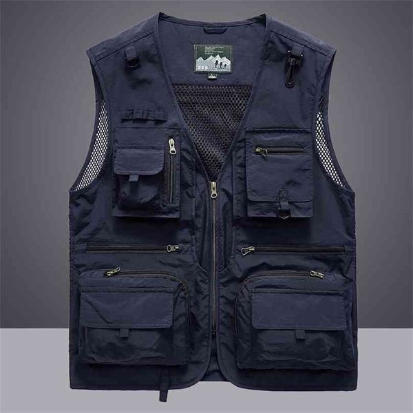 waistcoat vest jacket men multi-pocket classic male sleeveless coat outdoor pographer fishing jackets 5xl travel clothes 210925, Black;white
waistcoat vest jacket men multi-pocket classic male sleeveless coat outdoor pographer fishing jackets 5xl travel clothes 210925, Black;white