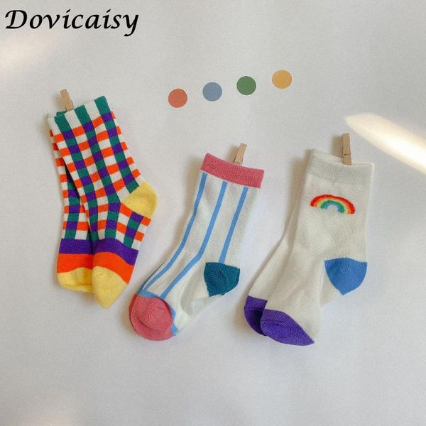 pcs/bag baby socks korean versatile cute style lattice vertical rainbow children boys and girls independent packaging, Pink;yellow
pcs/bag baby socks korean versatile cute style lattice vertical rainbow children boys and girls independent packaging, Pink;yellow