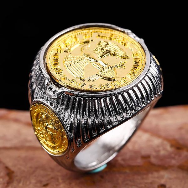 wedding rings vintage mens ring carved letter eagle personality design chunky finger for male silver color birthday gift party jewelry, Slivery;golden
wedding rings vintage mens ring carved letter eagle personality design chunky finger for male silver color birthday gift party jewelry, Slivery;golden