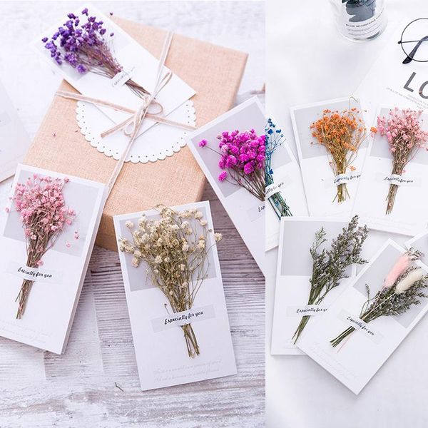 greeting cards 2pcs mini card dried flower creative flowers+papercard folding type wedding party invitations
greeting cards 2pcs mini card dried flower creative flowers+papercard folding type wedding party invitations