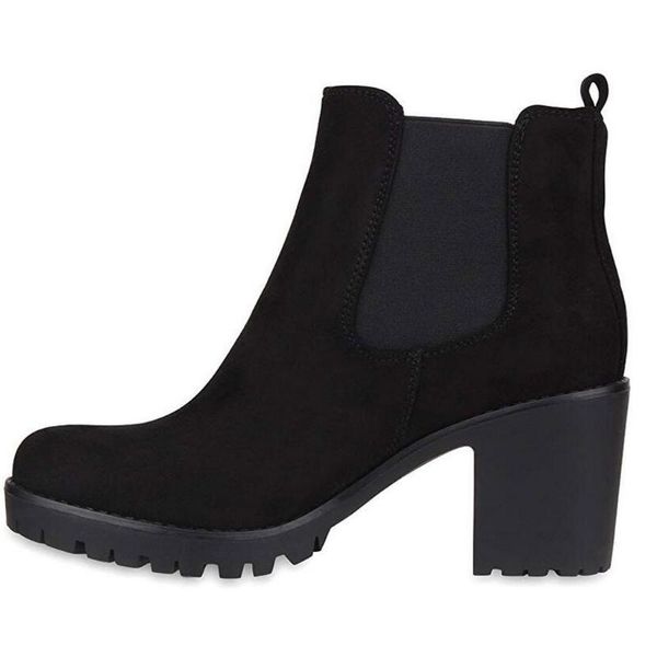 high heel boots fashion women square heels slip-on solid color 8cm non-slip short boot round toe shoes women's #40, Black
high heel boots fashion women square heels slip-on solid color 8cm non-slip short boot round toe shoes women's #40, Black