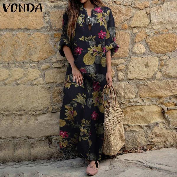 casual dresses 2021 vonda long sleeve printed vintage floral maxi dress women's autumn sundress female cotton linen robe s-5xl t69, Black;gray
casual dresses 2021 vonda long sleeve printed vintage floral maxi dress women's autumn sundress female cotton linen robe s-5xl t69, Black;gray