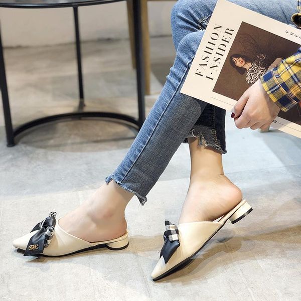 slippers colorful bow knot casual shoes 2021 summer women woman mules thick mid heels pointed toe ladies, Black
slippers colorful bow knot casual shoes 2021 summer women woman mules thick mid heels pointed toe ladies, Black