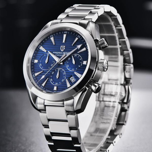 wristwatches pagani design quartz 40mm luxury men watches 100m waterproof sapphire stainless steel man's clock sport luminous chronogra, Slivery;brown
wristwatches pagani design quartz 40mm luxury men watches 100m waterproof sapphire stainless steel man's clock sport luminous chronogra, Slivery;brown