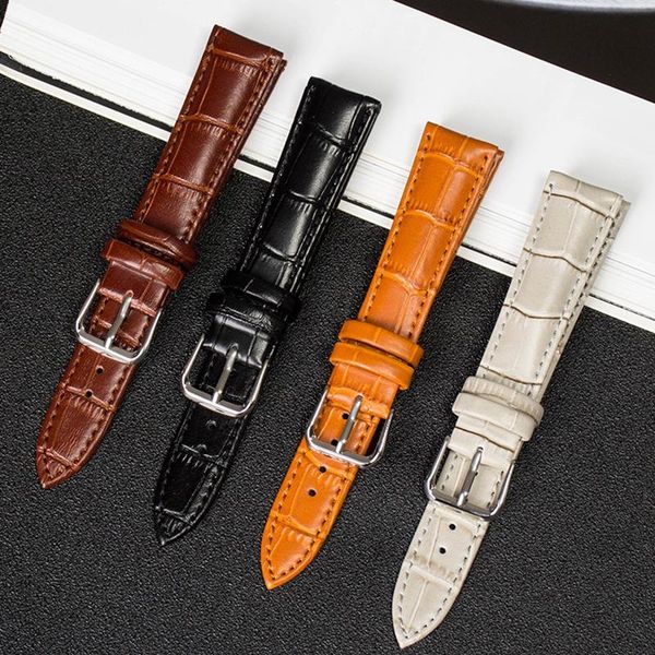 watch bands leather watchbands slub pattern waterproof surface metal pin buckle, Black;brown
watch bands leather watchbands slub pattern waterproof surface metal pin buckle, Black;brown