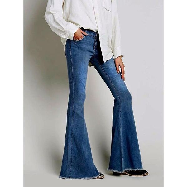 autumn women jeans 2021 casual cotton flare trousers hip hop slim fit spring streetwear mid waist denim pants d30 women's, Blue
autumn women jeans 2021 casual cotton flare trousers hip hop slim fit spring streetwear mid waist denim pants d30 women's, Blue