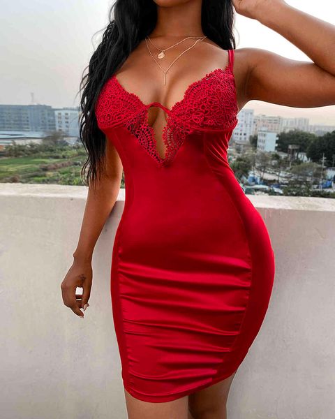 summer women's lace strap bodycon dress new femme patchwork sleeveless v-neck mini skinny dress ladies party wear 210415, Black;gray
summer women's lace strap bodycon dress new femme patchwork sleeveless v-neck mini skinny dress ladies party wear 210415, Black;gray