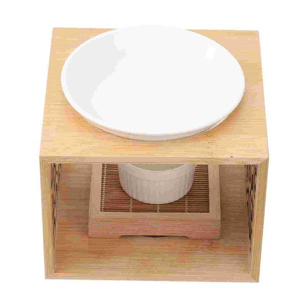 candle holders 1pc fragrance lamp oil furnace wooden aroma burner holder (khaki)
candle holders 1pc fragrance lamp oil furnace wooden aroma burner holder (khaki)