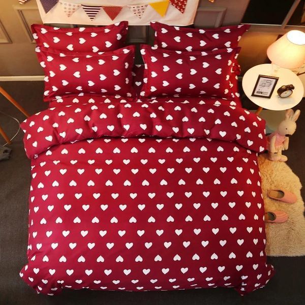 bedding sets 58 red color heart printed bed linen set single double king size plant cartoon quilt cover sheets
bedding sets 58 red color heart printed bed linen set single double king size plant cartoon quilt cover sheets