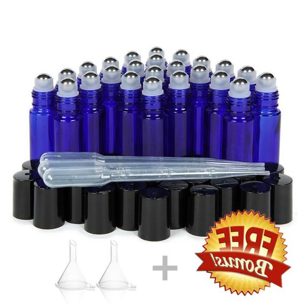 storage bottles & jars 24pcs 10ml glass roller empty cobalt blue with stainless steel metal roll on ball for essential oils lip gloss perfum
storage bottles & jars 24pcs 10ml glass roller empty cobalt blue with stainless steel metal roll on ball for essential oils lip gloss perfum