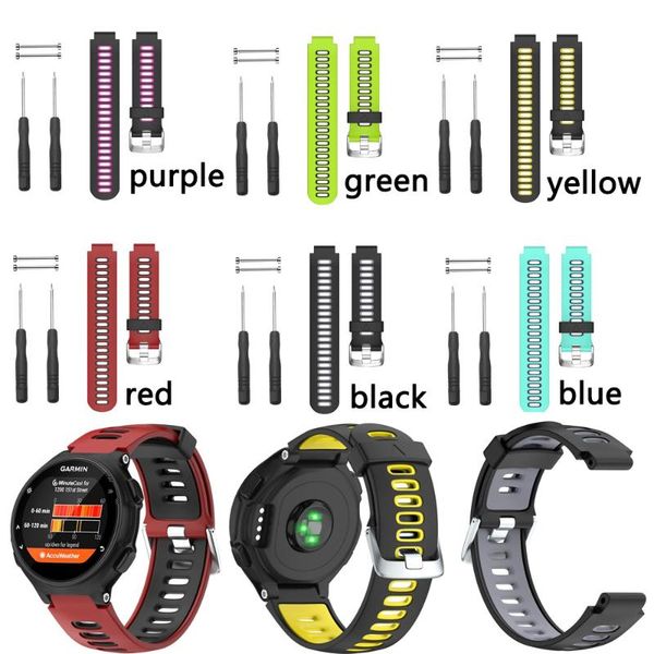 watch bands soft silicone band strap for garmin forerunner 220/230/235/620/630/735xt, Black;brown
watch bands soft silicone band strap for garmin forerunner 220/230/235/620/630/735xt, Black;brown