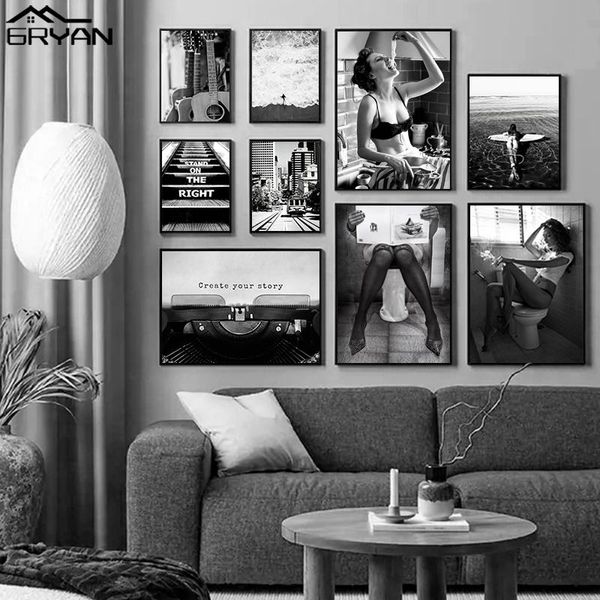 paintings black and white stocking woman prints posters pasta bra wild toilet smoking girl canvas painting living room nordic picture
paintings black and white stocking woman prints posters pasta bra wild toilet smoking girl canvas painting living room nordic picture