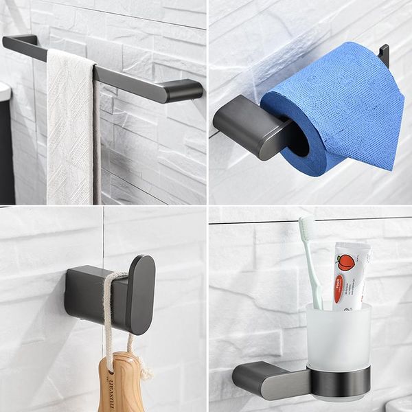 bath accessory set stainless steel brushed gray paper holder towel bar tooth brush robe hook bathroom accessories
bath accessory set stainless steel brushed gray paper holder towel bar tooth brush robe hook bathroom accessories