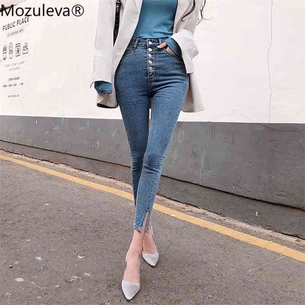 autumn skinny front button women denim jean high waist stretch pant capris streetwear split cuff femme 210427, Blue
autumn skinny front button women denim jean high waist stretch pant capris streetwear split cuff femme 210427, Blue